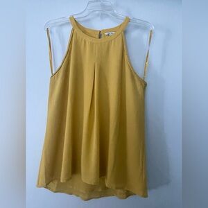 Naked Zebra Mustard Halter Cami